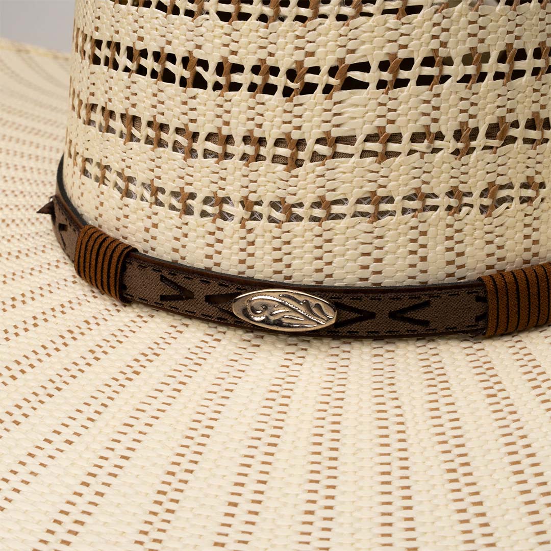 Sombrero Bangora Ivory Chihuahua – detalle de la toquilla