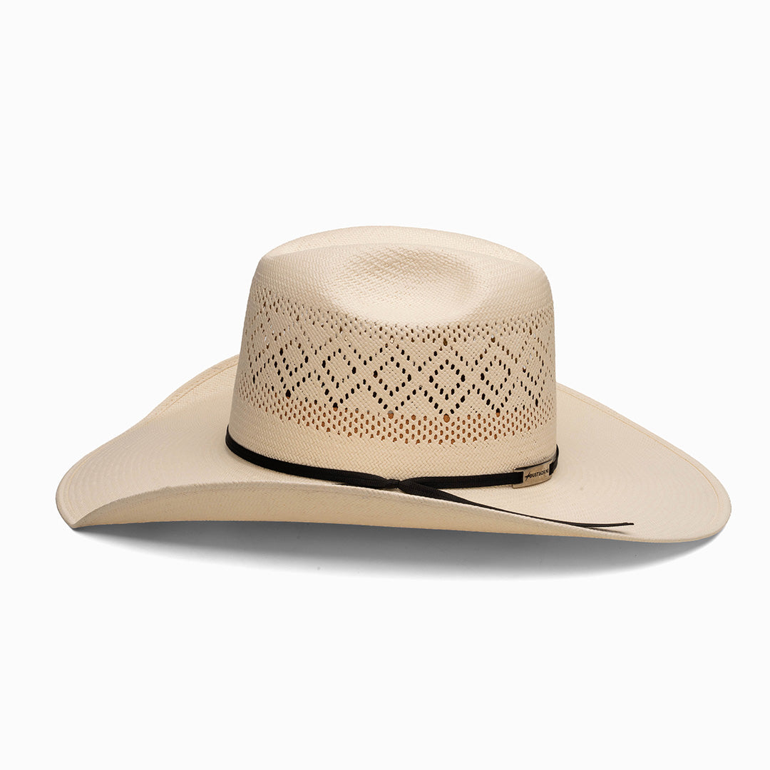 Sombrero Chino Glaseado Rombos Minnick – vista lateral