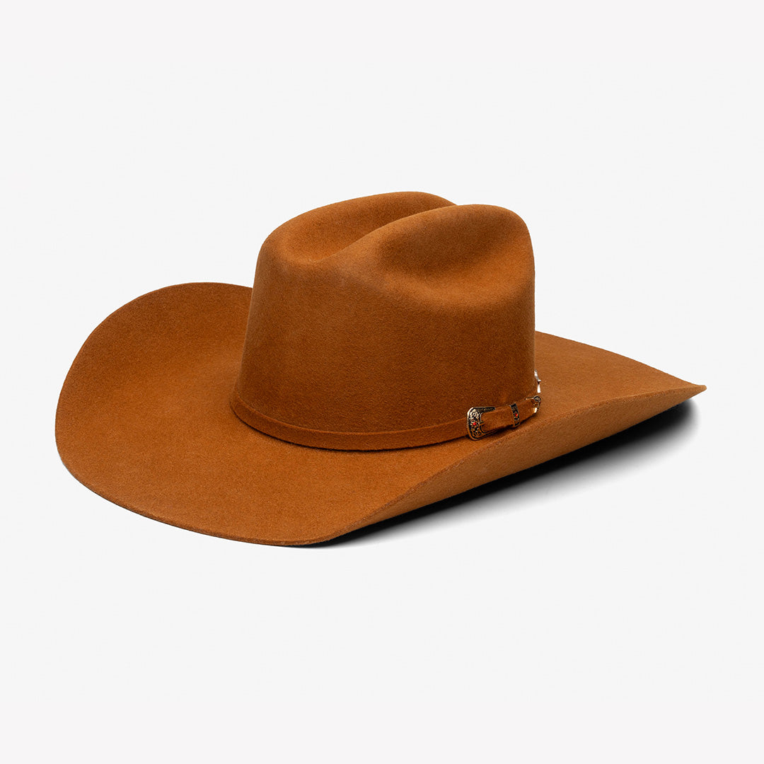 Texana Lana Boliviana Cobre SS – vista tres cuartos