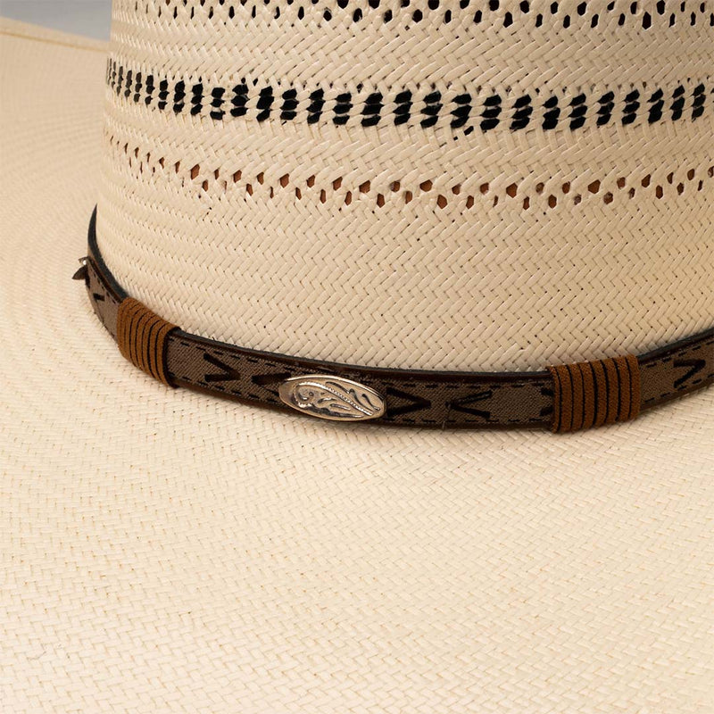 Sombrero Japonés Randa Negra Chihuahua – detalle de la toquilla